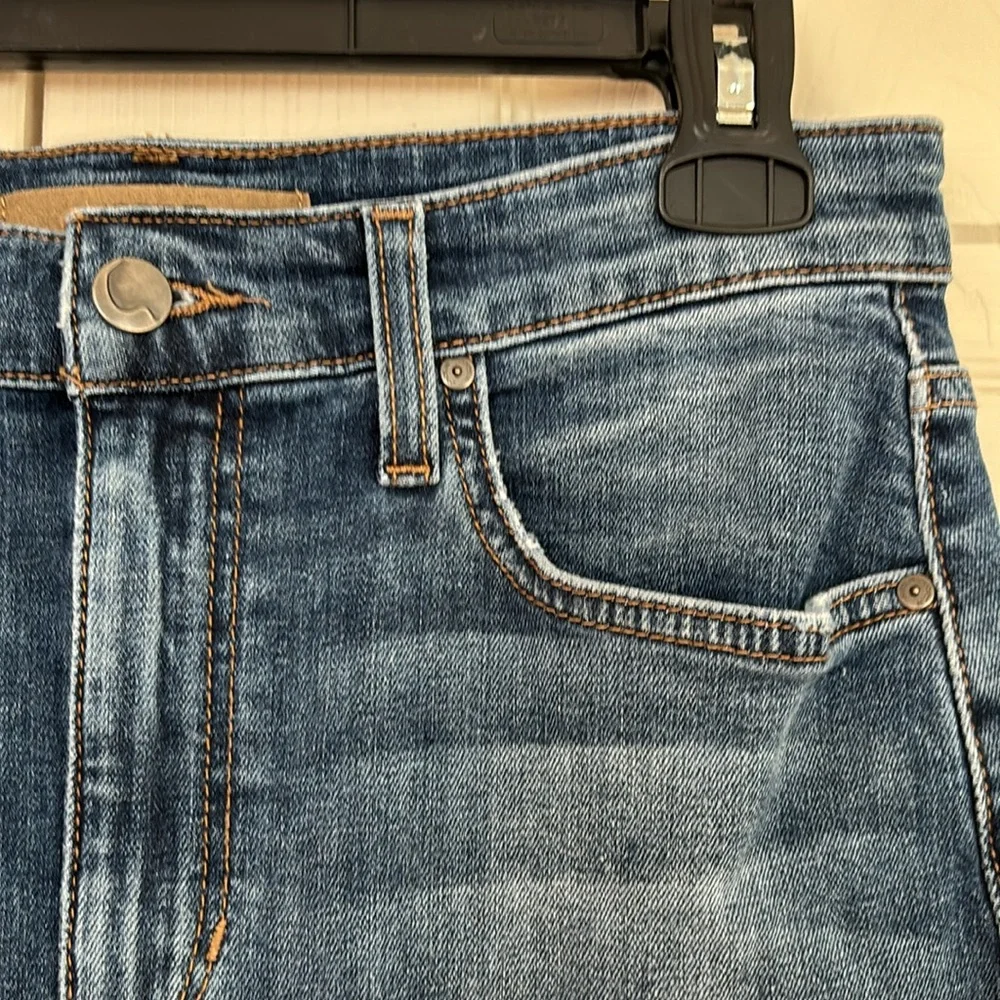 Joes Jeans Denim Mini Skirt With Raw Edge - Picture 2 of 6